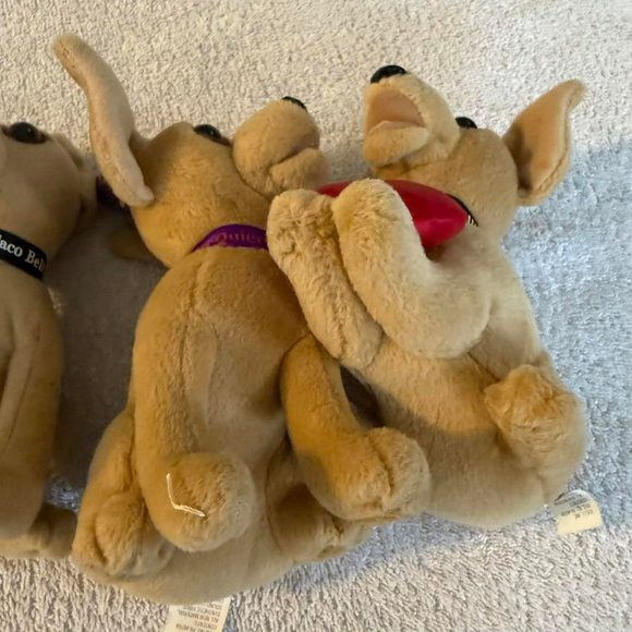 Baby Taco Bell Chihuahua Stuffed Animals Tan Black - Picture 13 of 16